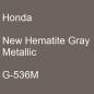 Preview: Honda, New Hematite Gray Metallic, G-536M.